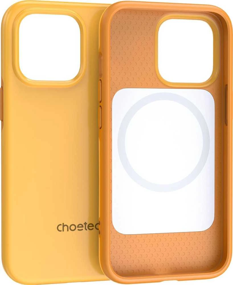 Choetech MFM Anti-drop Apple iPhone 13 Pro Max dėklas telefonui oranžinės spalvos (PC0114-MFM-YE)