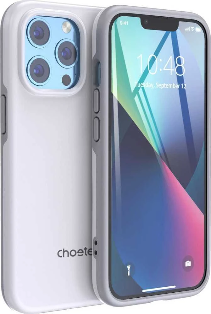 Choetech MFM Anti-drop MagSafe Apple iPhone 13 Pro dėklas telefonui baltos spalvos (PC0113-MFM-WH)