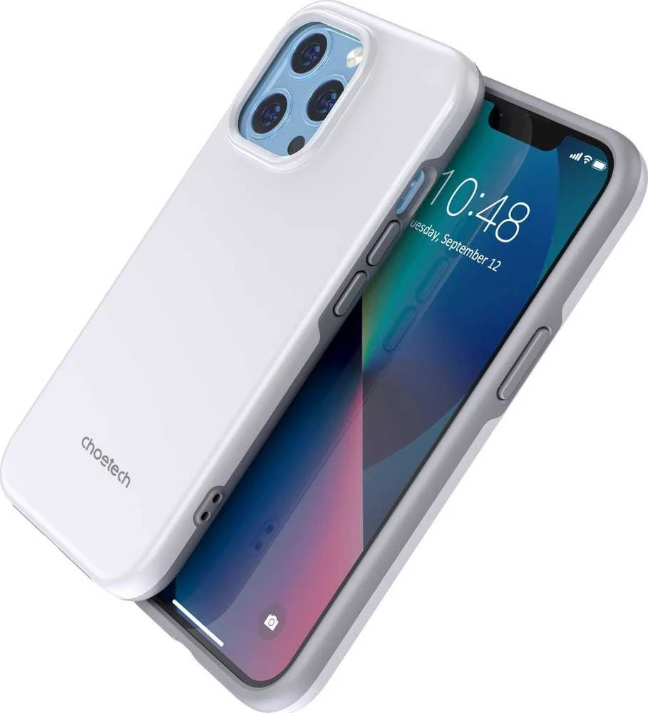 Choetech MFM Anti-drop MagSafe Apple iPhone 13 Pro dėklas telefonui baltos spalvos (PC0113-MFM-WH)