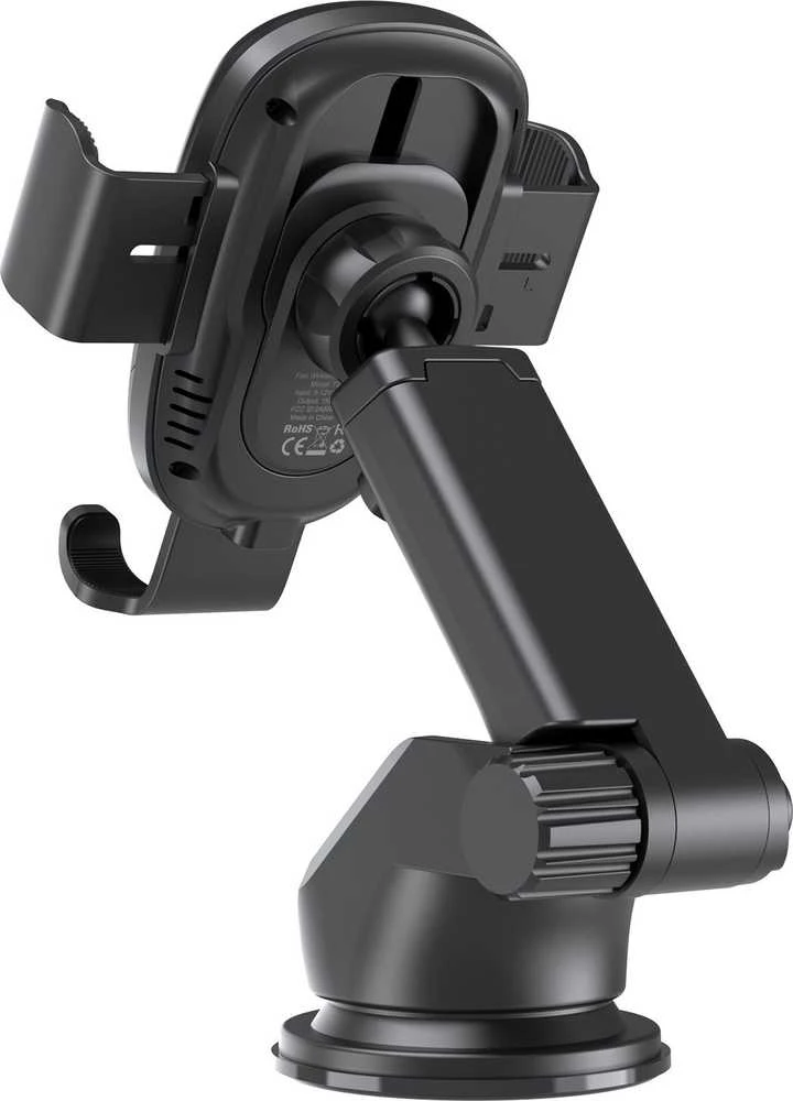 Automobilinis laikiklis-įkroviklis Choetech T203-F 15W Gravity Car Charger Holder juodas
