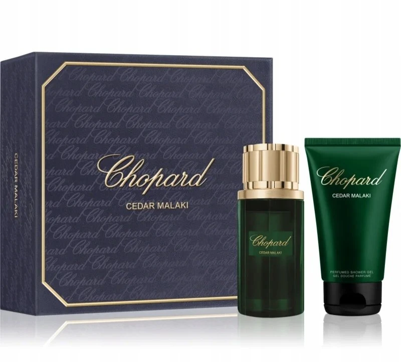 Set Chopard: Cedar Malaki Eau De Parfum Unisex, 80 ml + Cedar Malaki Cleansing & Moisturising Dušo želė For All Skin Types, 150 ml