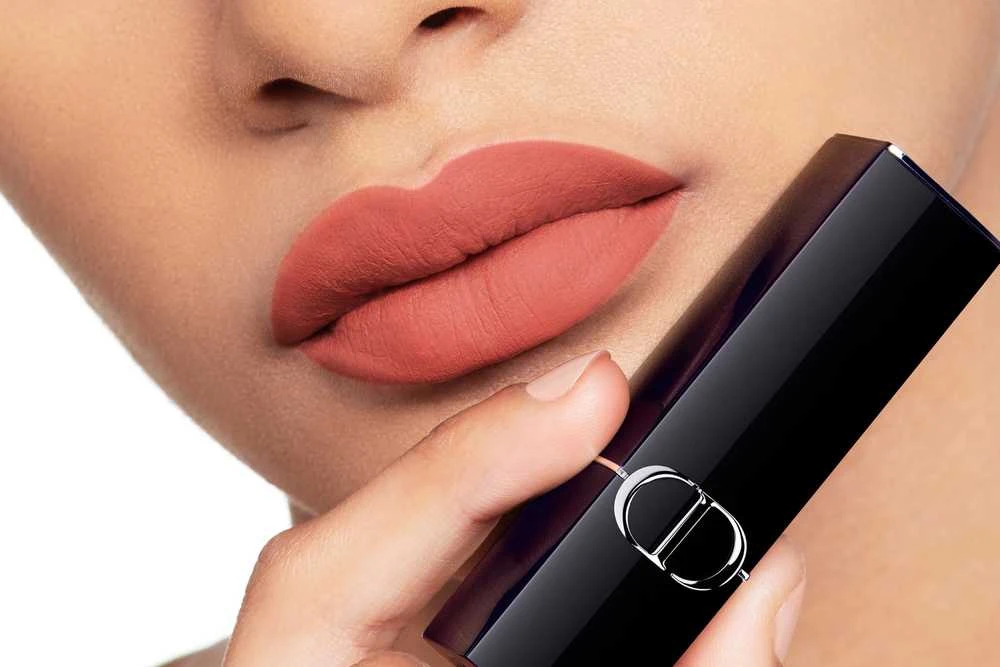 Dior Rouge Dior Barra De Labios 100 Nude Look Velvet lūpų dažai, 30 ml