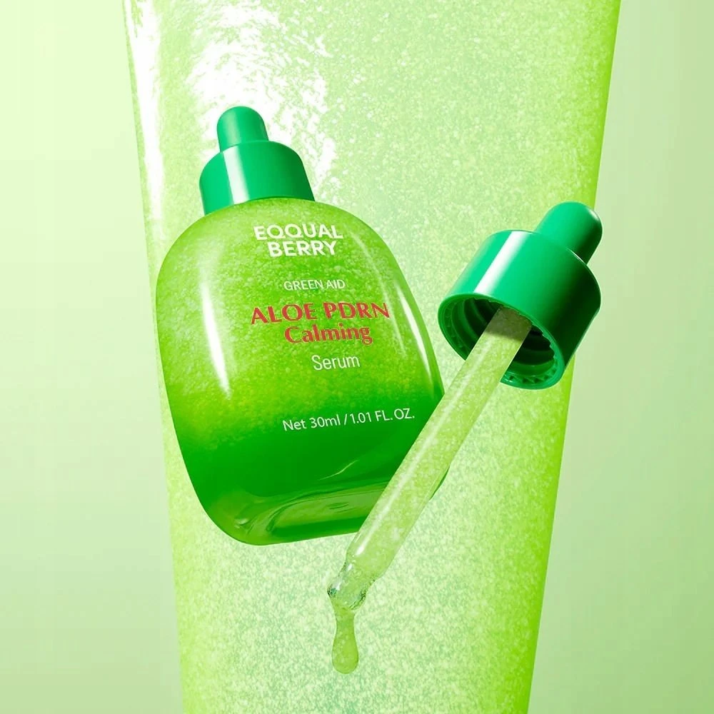 EQQUALBERRY Aloe PDRN Calming Serum raminantis veido serumas su PDRN, 30 ml aprašymas - Prekės nuotrauka