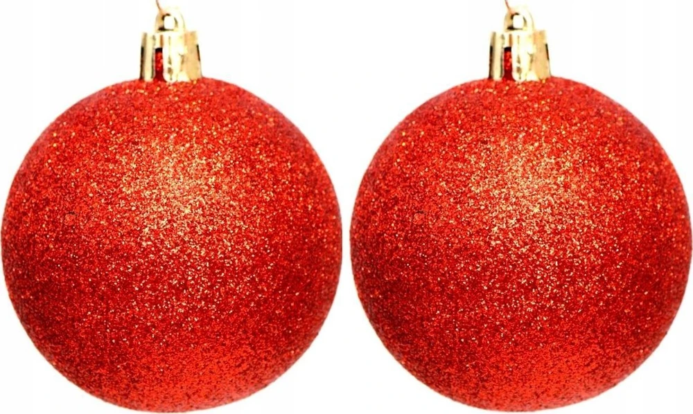 Christmas Decoration Kalėdiniai Žaislai Rinkinys 12 Vnt. Raudoni 6 cm
