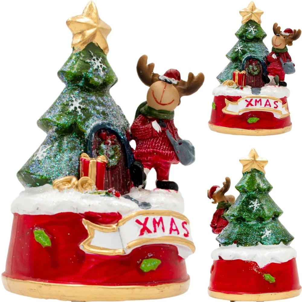 Christmas Decoration Kalėdinė muzikinė elnio dekoracija