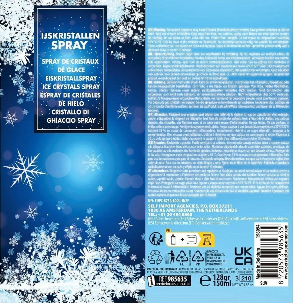 Nežinomas SZRON DEKORACYJNY 150ML 985635