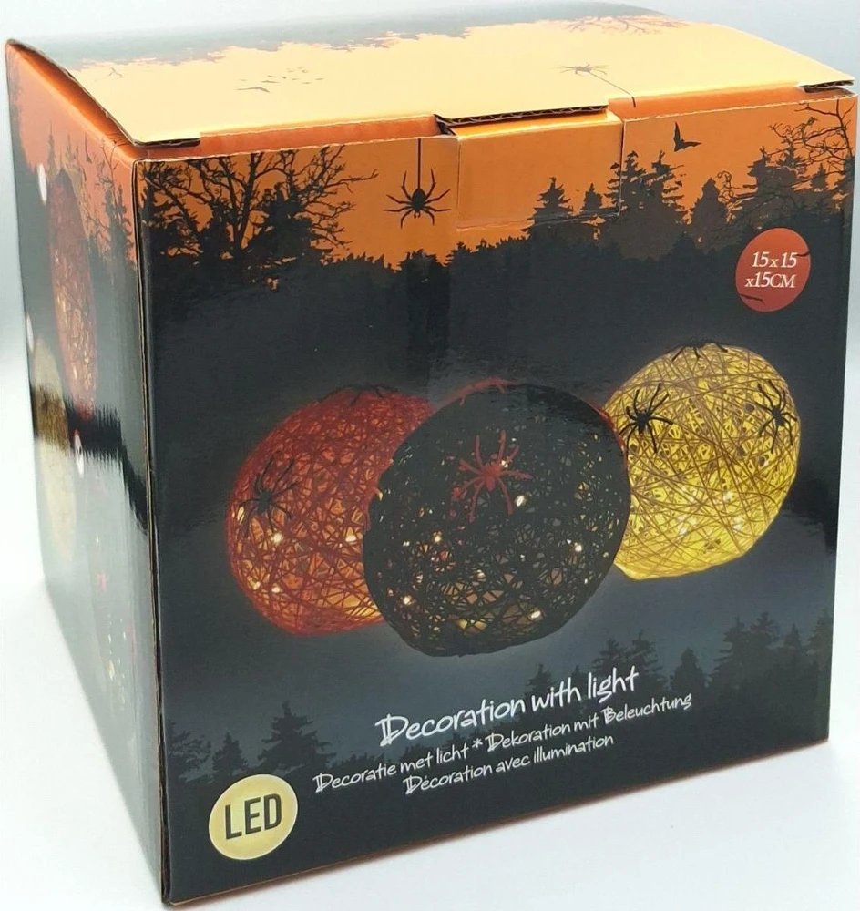 Christmas Decoration dekoratyvinė kamuoliuko lempa su LED voru