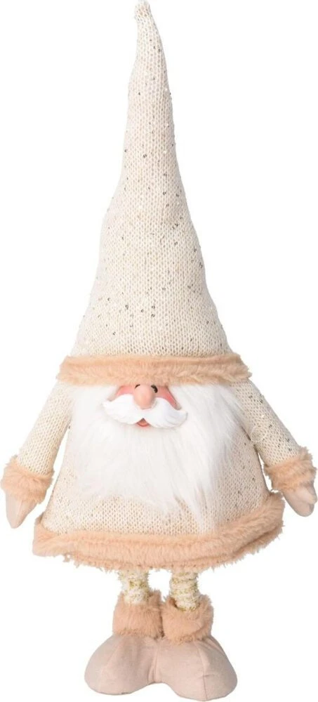 Christmas Decoration Kalėdų senelis su teleskopinėmis kojomis 30×18×100 cm auksinis