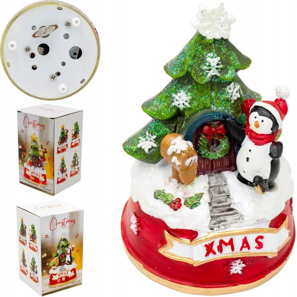 Christmas Decoration Kalėdinis grojantis pingvinas