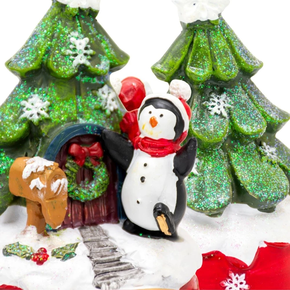 Christmas Decoration Kalėdinis grojantis pingvinas
