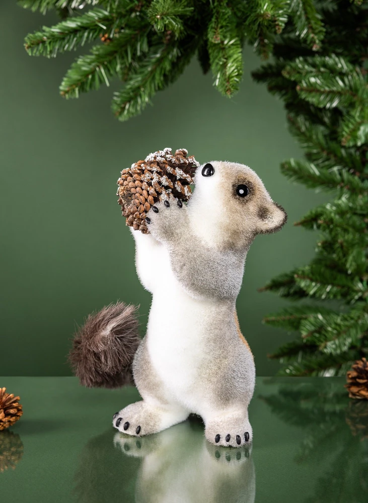 Christmas_To Dekoracija, "Voverė" Christmas Touch B41497AR-9B, 30 cm
