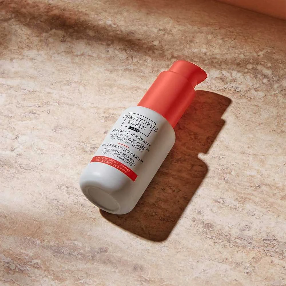 Christophe Robin, regeneruojantis, dygliuotųjų kriaušių aliejaus plaukų serumas, 50 ml