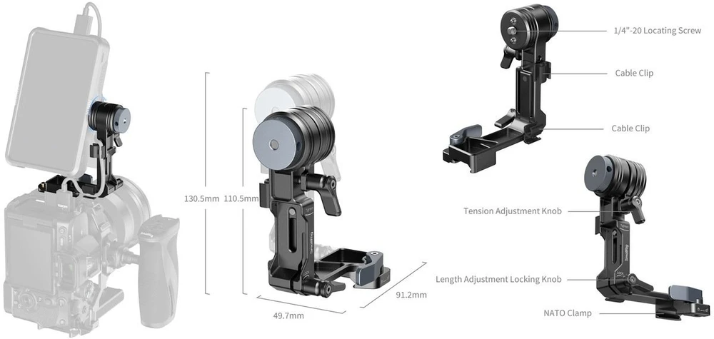 Chrosziel SmallRig L-shaped Monitorius Support (6315)