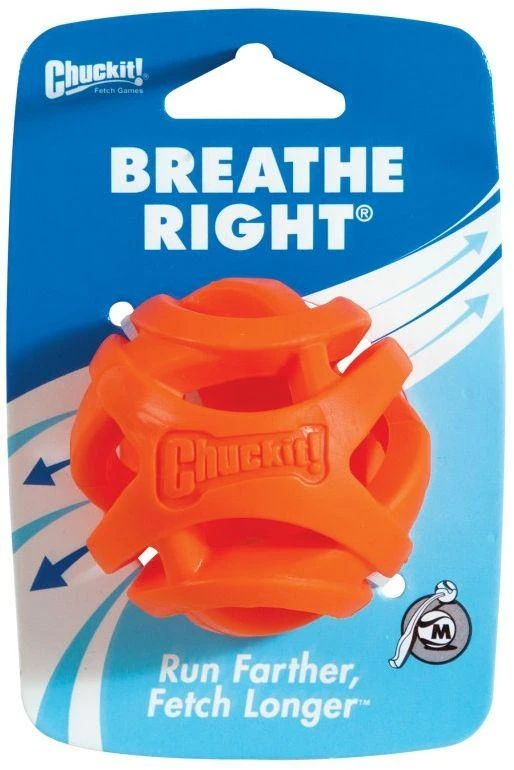 Chuckit - Breathe Right Fetch kamuoliukas - Vidutinio dydžio - 6,5 cm - (CHUC31932)