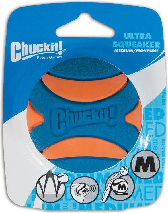 Chuckit! Ultra Squeaker Ball kamuoliukas šunims, 6 cm