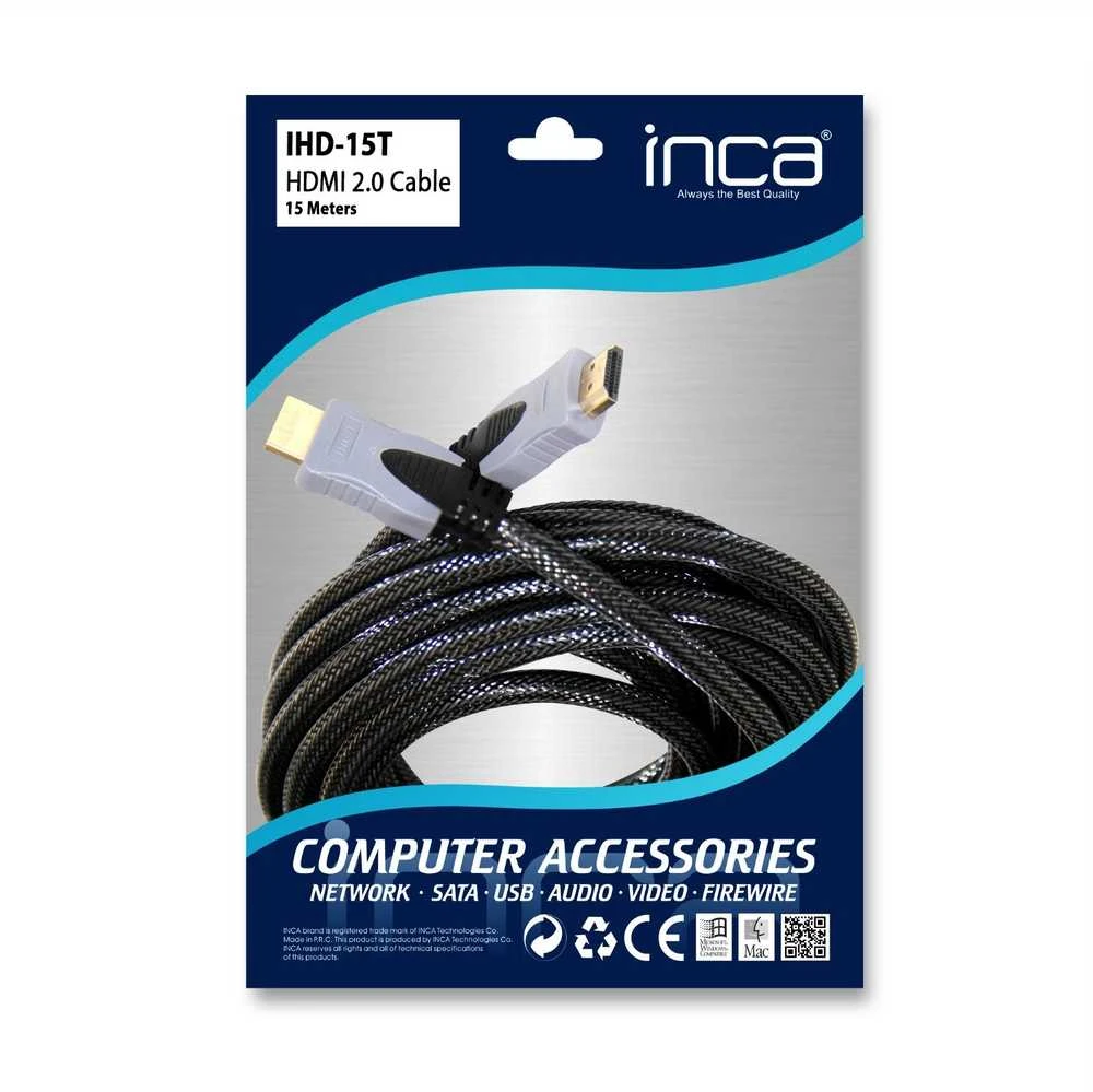 Inca IHD-15T HDMI laidas 15m pakuotėje