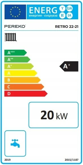 Cichewicz Koty Cichewicz Katilai Medienos dujinimo katilas Retro 20 kW [5 klasė / Eko-projektas]