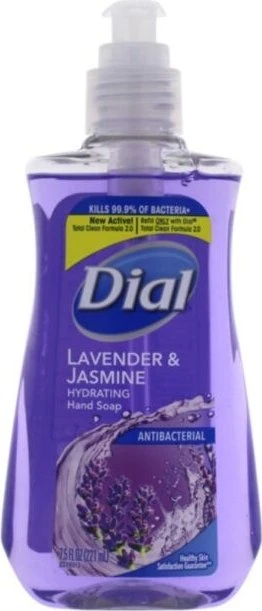 Dial, antibakterinis, levandų - jazminų kvapo skystas muilas rankoms, 221 ml
