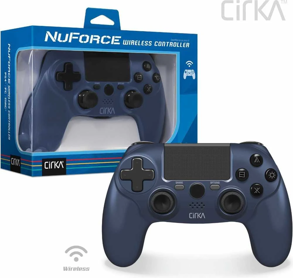 Hyperkin Mėlynas „Pad Cirka NuForce“ belaidis žaidimų valdiklis, skirtas PS4/PC/Mac (Saulėlydžio Mėlyna)