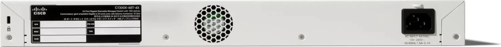 Šakotuvas „Cisco Small Business“ „Cisco Catalyst 1300X“ 48 prievadų GE 4x10G SFP+