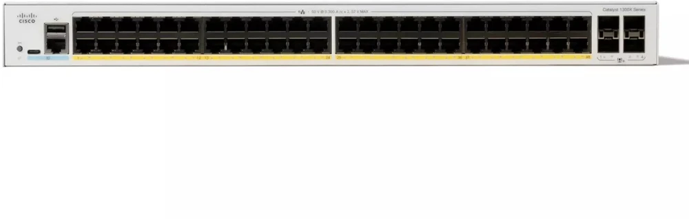 Šakotuvas Cisco CATALYST 1300X 48-PORT GE POE - 4X10G SFP+