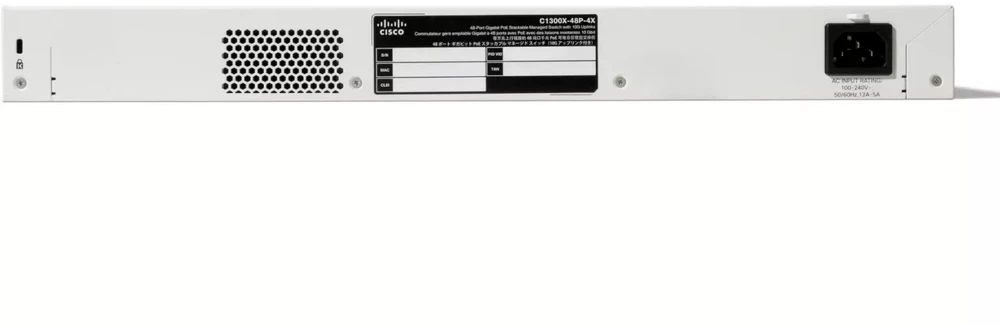 Šakotuvas Cisco CATALYST 1300X 48-PORT GE POE - 4X10G SFP+