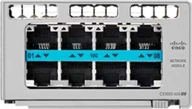 Šakotuvas Cisco Catalyst 9300 serijos tinklo modulis – išplėtimo modulis – 100M/1G/2.5G/5G/10 gigabito eternetas x 8