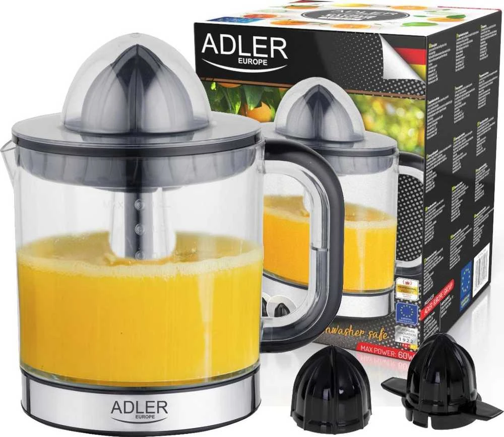 Sulčiaspaudė Adler | Citrus Juicer | AD 4012 | Type Citrus juicer | Juodas | 40 W | Greičių skaičius 1