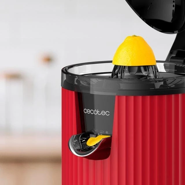 Citrusinių vaisių sulčiaspaudė Cecotec Xqueeze RetroJuice 600 Czerwona