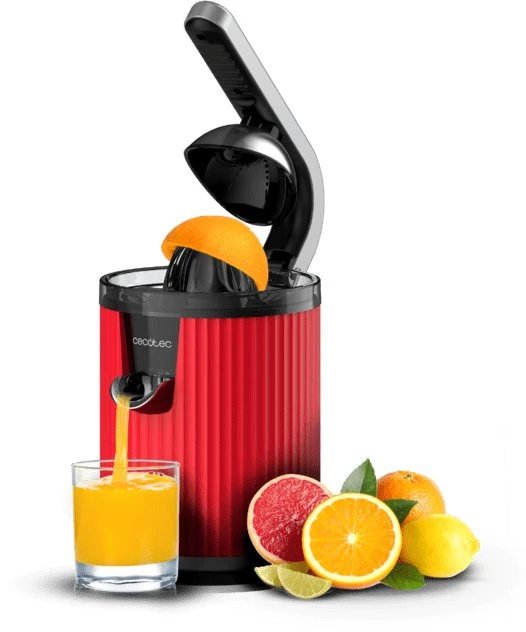 Citrusinių vaisių sulčiaspaudė Cecotec Xqueeze RetroJuice 600 Czerwona