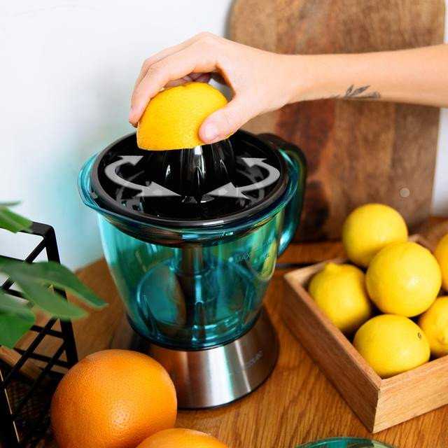 Citrusinių vaisių sulčiaspaudė Cecotec Citrusinių vaisių sulčiaspaudė Zitra Steel