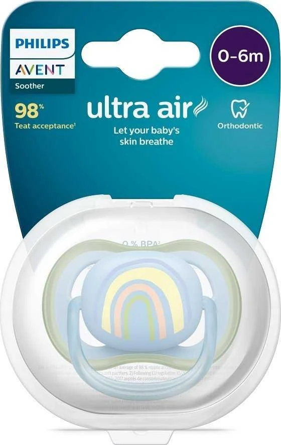 Philips Avent Ultra oro čiulptukas 1 vnt., 0-6 mėn., dydis 0-6 mėn.