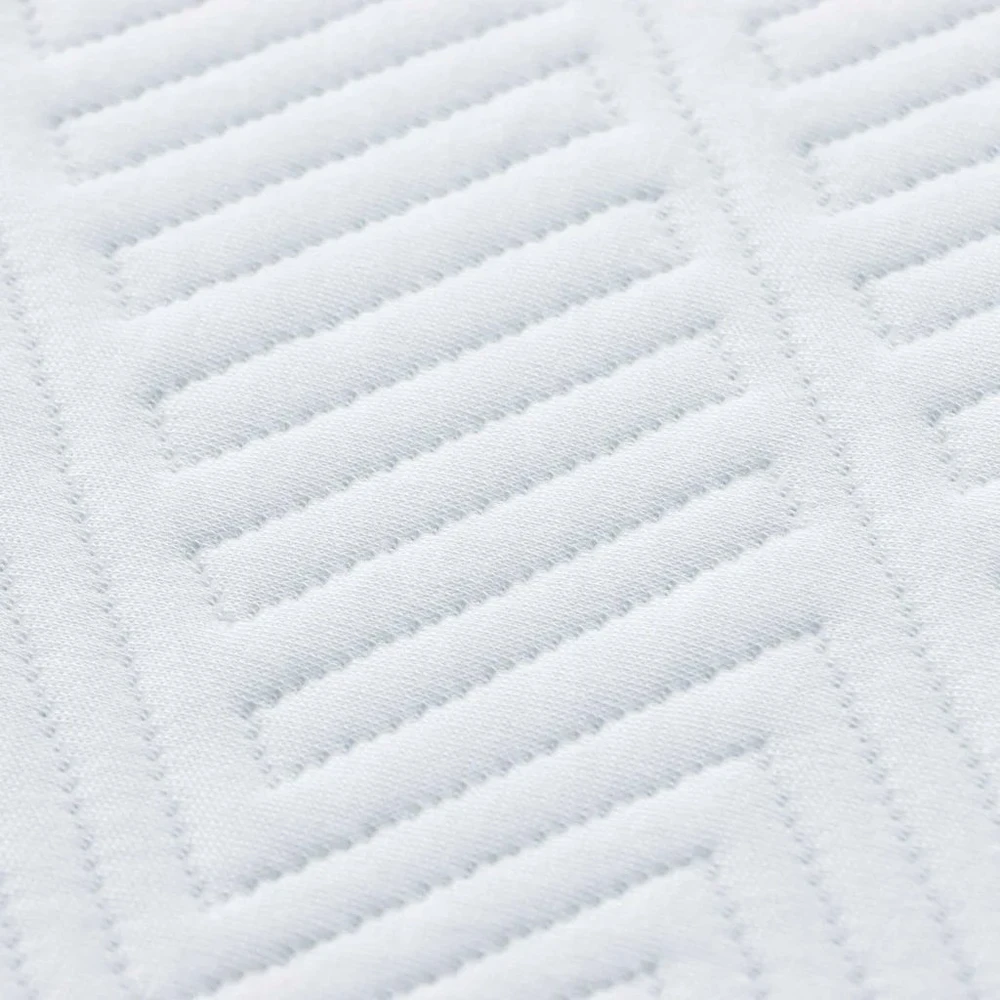 Čiužinys Balta ir mėlyna 140 x 200 cm Žakardinis audinys