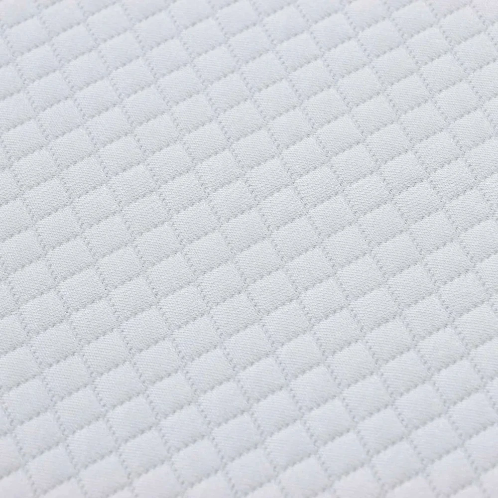 Čiužinys Vidutinio minkštumo 140 x 200 cm Balta ir pilka