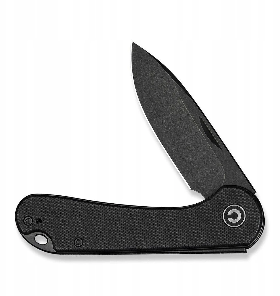 CIVIVI Elementum Slip Joint G10 visiškai juodas peilis