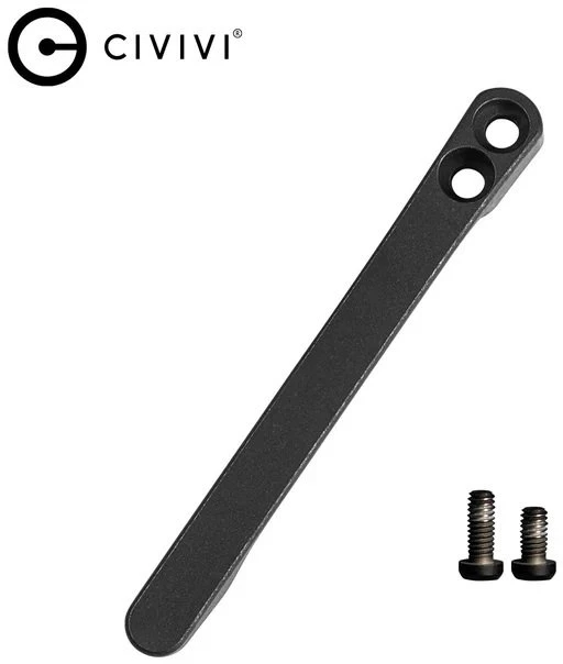 CIVIVI Titanium Juodas Baby Banter titano sagtė 50x5,72 mm