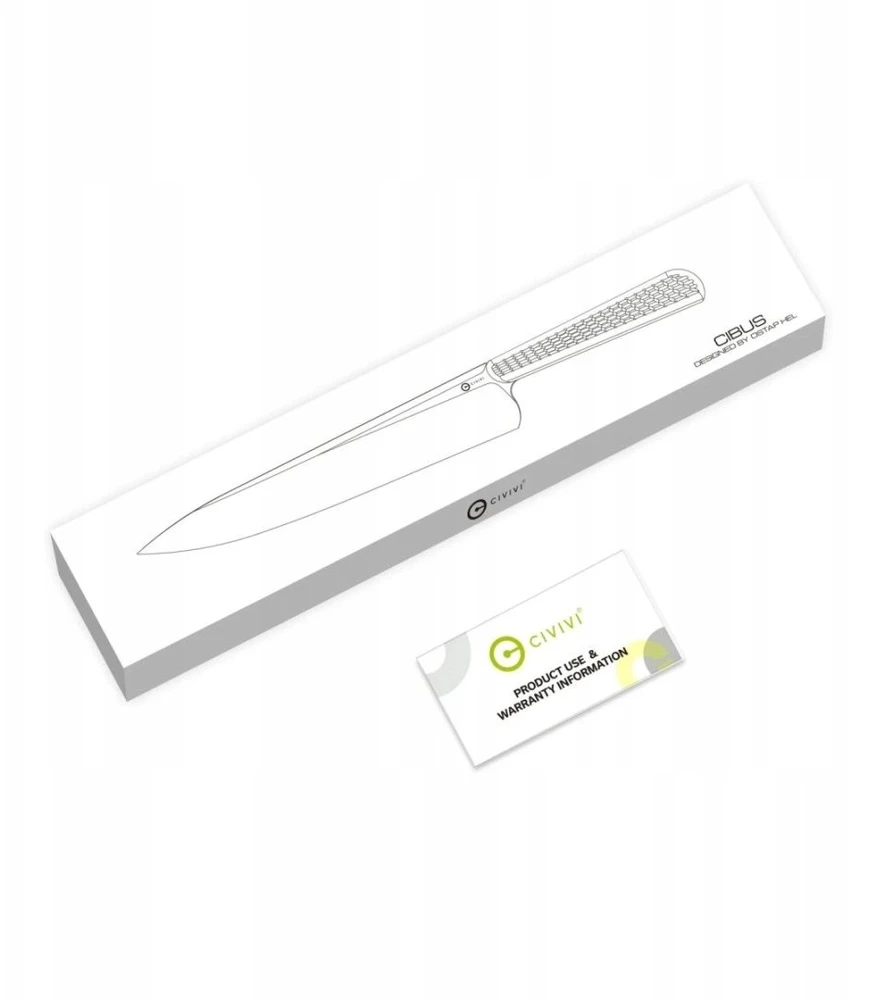 Nóż CIVIVI Cibus 14C28N Milled Juodas G10 C23048-1