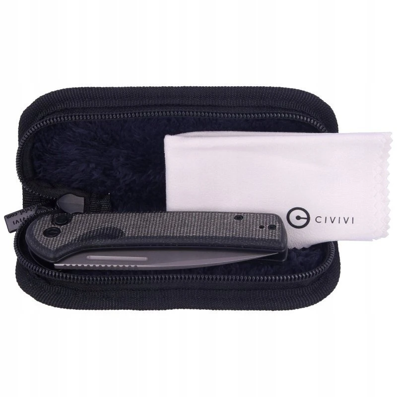 Sulankstomas peilis Civivi Conspirator C21006-DS1 juodas micarta