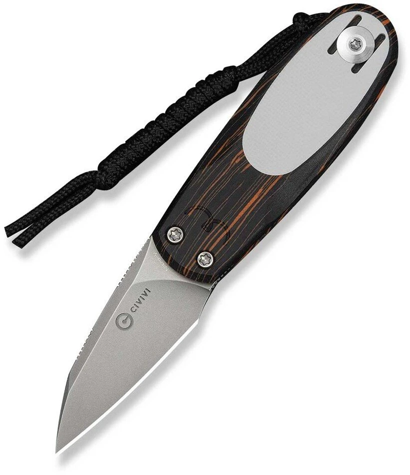 CIVIVI Nóż Purr Nitro-V Oranžinis Juodas & Baltas G10 (C25054-5)