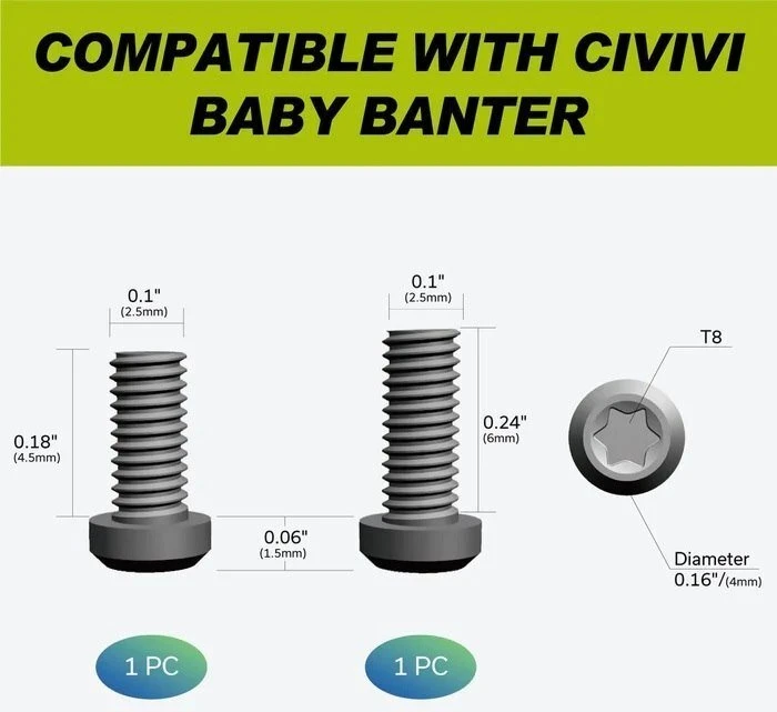 CIVIVI Titanium Juodas Baby Banter titano sagtė 50x5,72 mm
