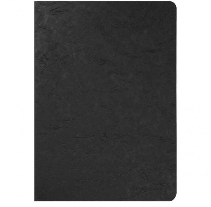 Clairefontaine Age Bag Juodas notes A5 96 stron/48 ark 90gram balta papier niebieskowany okładka kartonowa