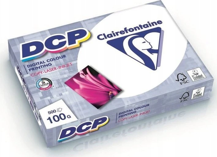 Clairefontaine Clairalfa Papier universalus DCP, DIN A4, 100 g-qm, balta (1821)