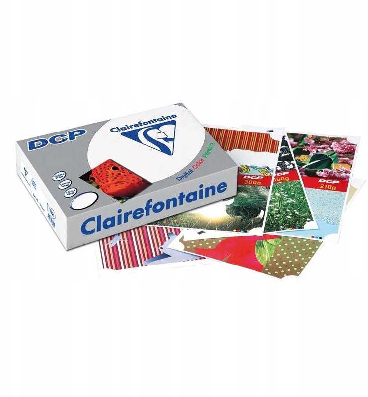 Clairefontaine DCP, lazeriniam/rašaliniam spausdinimui, A4 (210x297 mm), satinas, 500 lapų, 90 g/m², balta