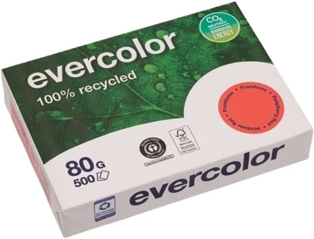 Clairefontaine EverColor raudoni dažai A4 80 g 500 vnt.
