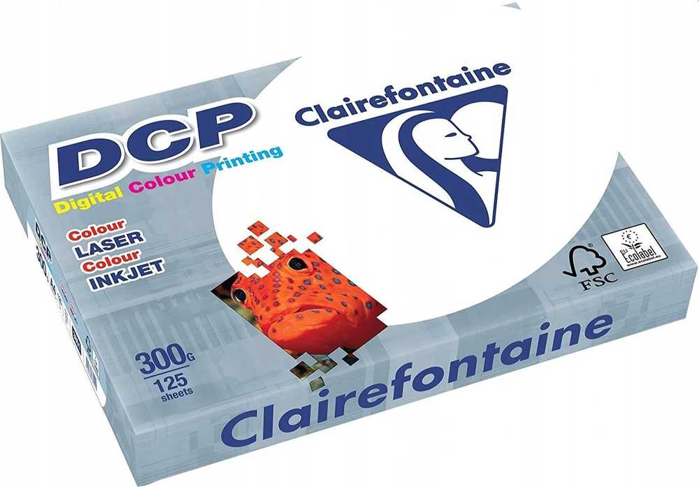 Clairefontaine Papier dcp 3801c a4 300g opakowanie po 125 arkuszy