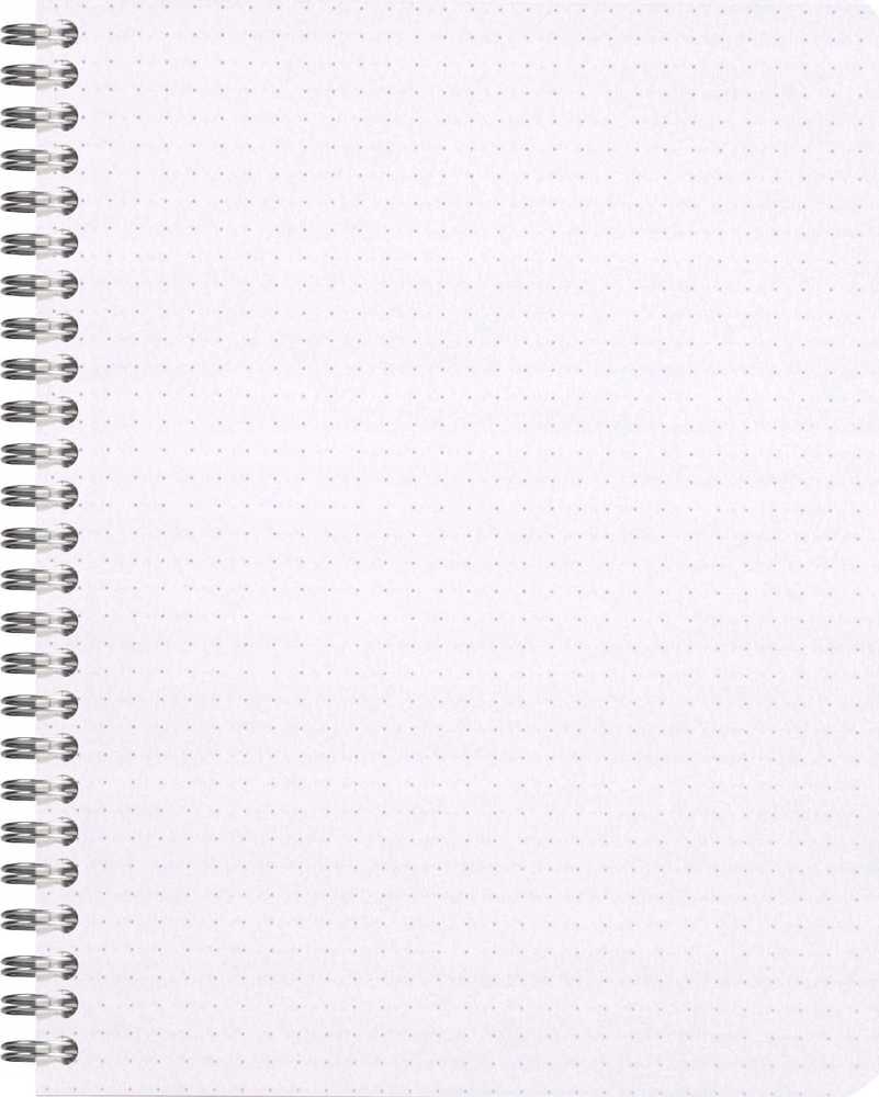 Clairefontaine Rhodia kollegiehæfte - spiral indbundet A5 dotted papir - sort omslag - 80gram - 160 sider/80 ark (Rhodia nr. 193439C)
