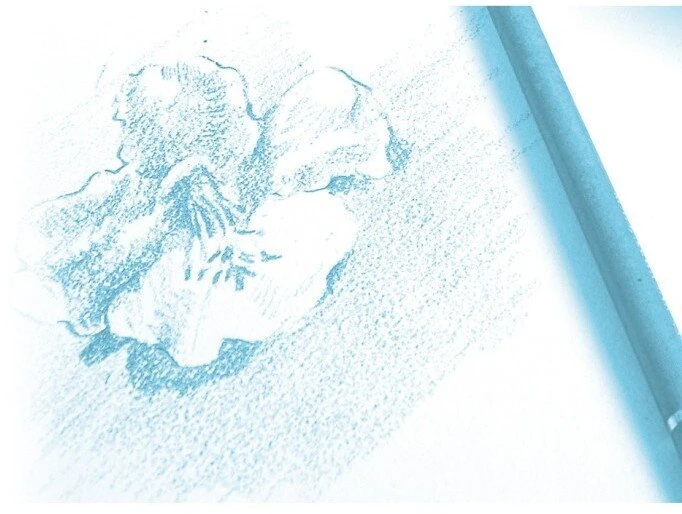 Clairefontaine Clairefontaine Skitseblok A5 - 40 ark, hvidt skitsepapir, 125gram, toplimet. Tyk papbagside