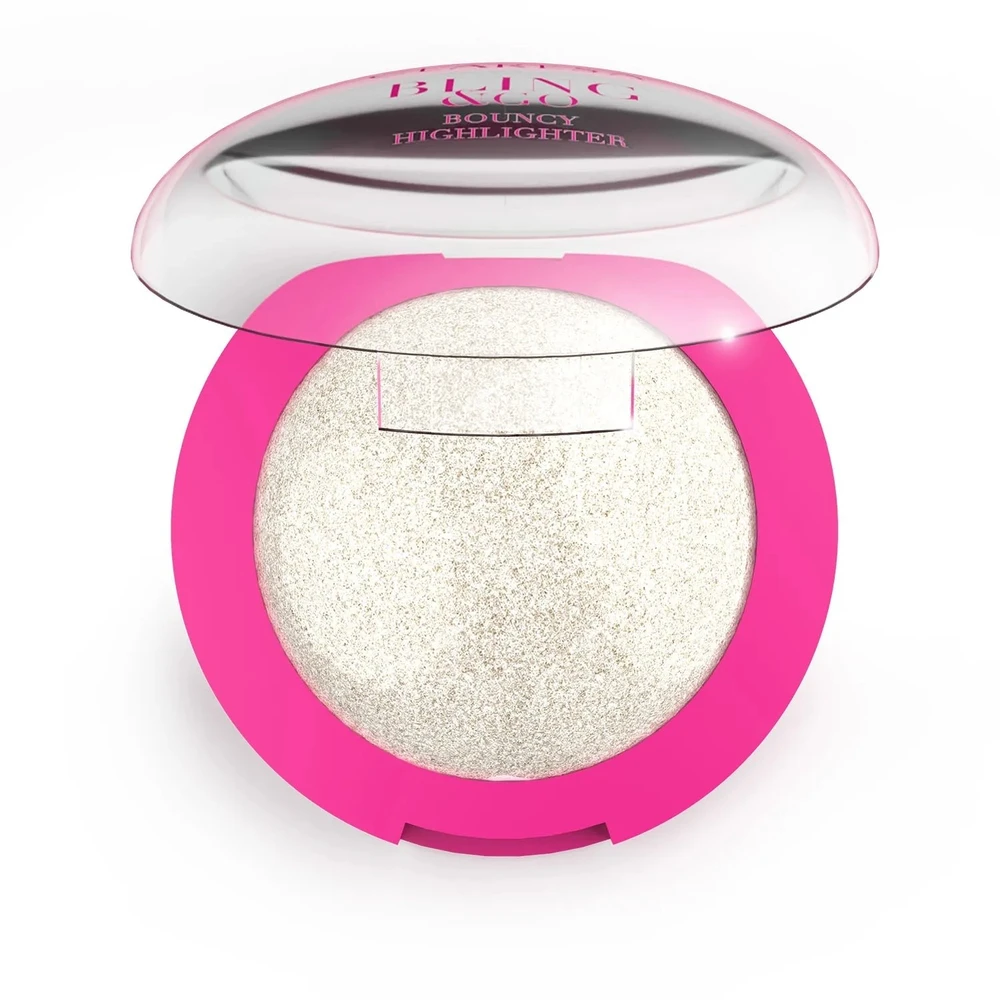 Claresa Bling & Go Bouncy Highlighter akmeninis veido pūstukas 01 Moonstone 8,5 g (2095525)