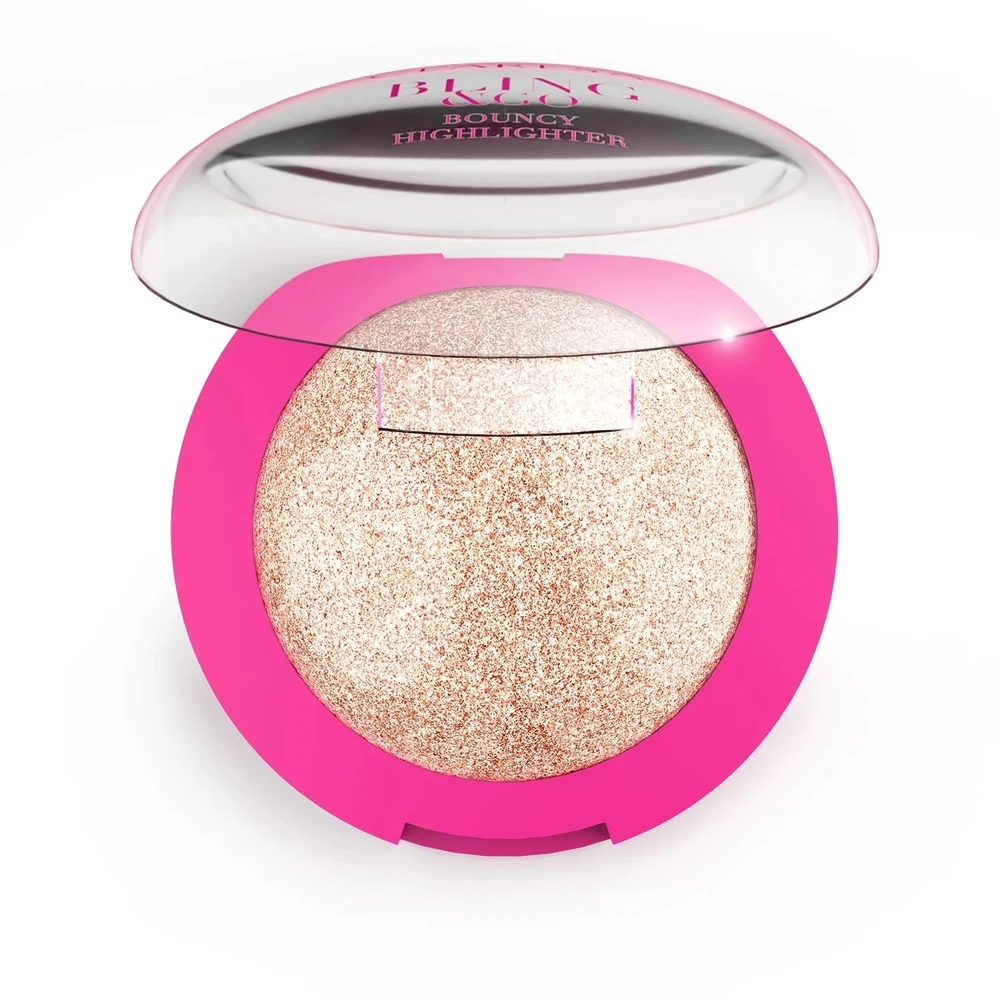Claresa Bling & Go Bouncy Highlighter Akmeninis veido skaistalas 02 Cosmic Gold 8,5 g (2095556)
