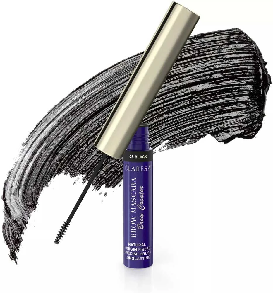 Claresa Brow Creator antakių tušas 03 Juodas 6g